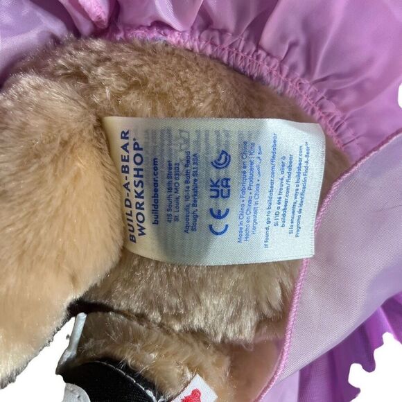 Build A Bear Workshop Bunny with Tulle Sparkle Dress and Sneakers - Picture 8 of 9